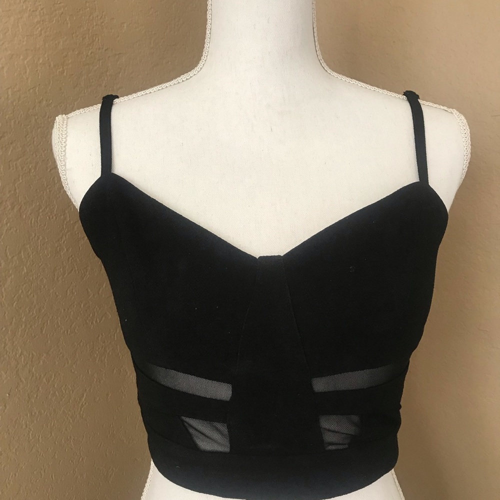 ❗️ 3/$12 ❗️ANGL mesh crop top